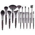 Soft Dense Wood Handle Makeup Brushes Set